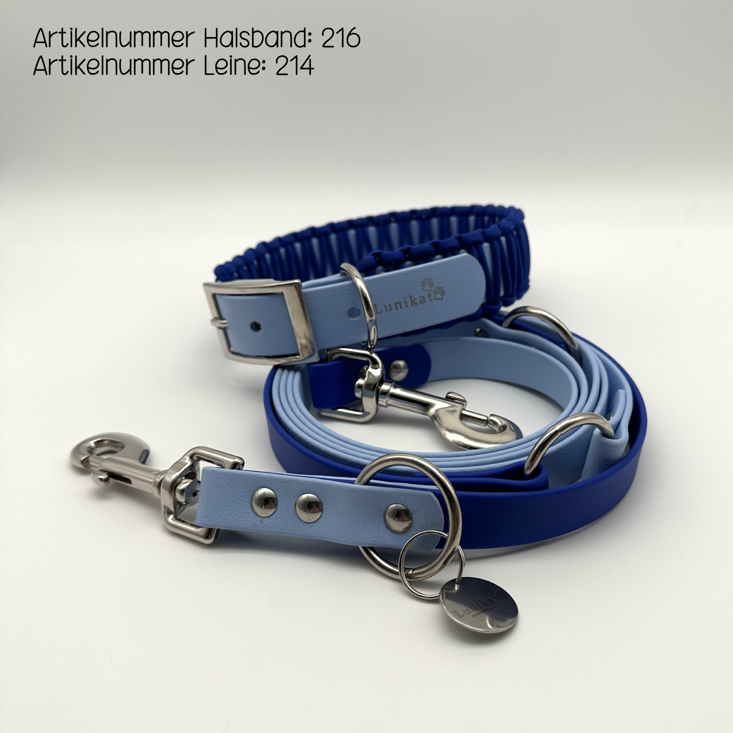 Set für große Hunde (Blau, Polar-Blau)