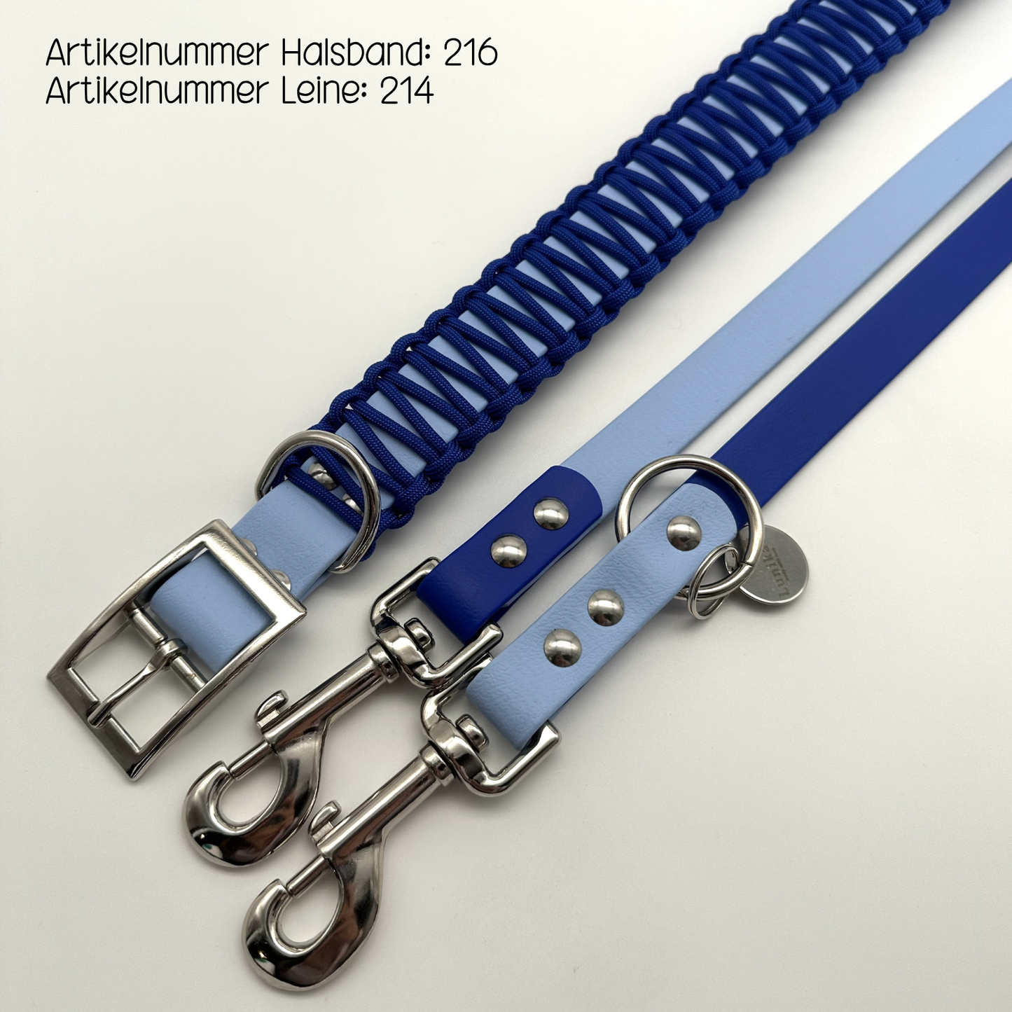Set für große Hunde (Blau, Polar-Blau)